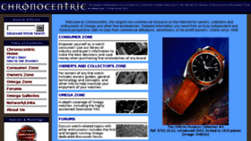 What Chronocentric.com website looked like in 2018 (6 years ago)
