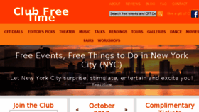 What Clubfreetime.com website looked like in 2018 (6 years ago)