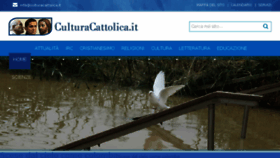 What Culturacattolica.it website looked like in 2018 (6 years ago)