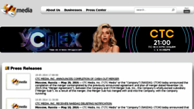 What Ctcmedia.ru website looked like in 2018 (6 years ago)