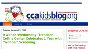 What Ccakidsblog.org website looked like in 2018 (6 years ago)