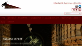 What Collegeexpertmn.com website looked like in 2018 (6 years ago)
