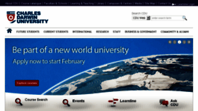 What Cdu.edu.au website looked like in 2018 (6 years ago)