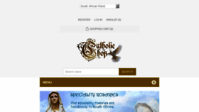 What Catholicshop.co.za website looked like in 2018 (6 years ago)