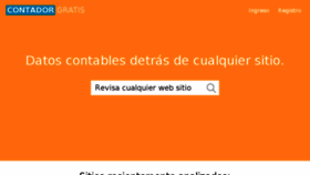 What Contadorgratis.es website looked like in 2018 (6 years ago)