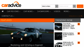 What Caradvice.com.au website looked like in 2018 (6 years ago)