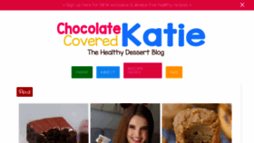 What Chocolatecoveredkatie.com website looked like in 2018 (6 years ago)
