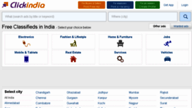 What Clickindia.com website looked like in 2018 (6 years ago)