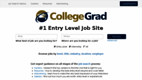 What Collegegrad.com website looked like in 2018 (6 years ago)