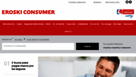 What Consumer.es website looked like in 2018 (6 years ago)