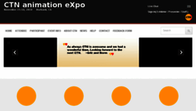What Ctnanimationexpo.com website looked like in 2018 (6 years ago)