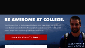 What Collegeinfogeek.com website looked like in 2018 (6 years ago)