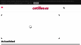 What Cotilleo.es website looked like in 2018 (6 years ago)