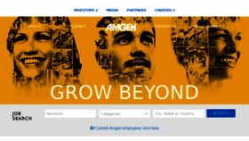 What Careers.amgen.com website looked like in 2018 (6 years ago)