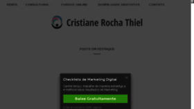 What Cristianethiel.com.br website looked like in 2018 (7 years ago)