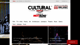 What Culturalweekly.com website looked like in 2018 (6 years ago)