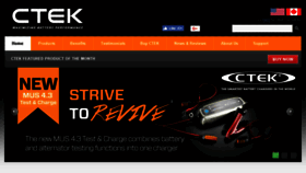 What Ctek.com website looked like in 2018 (6 years ago)