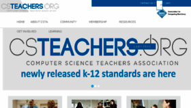 What Csteachers.org website looked like in 2018 (6 years ago)