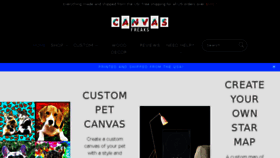 What Canvasfreaks.com website looked like in 2018 (6 years ago)