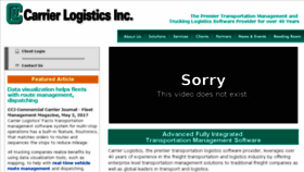 What Carrierlogistics.com website looked like in 2018 (6 years ago)
