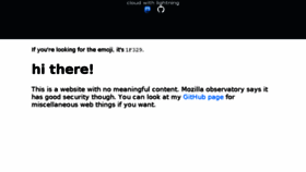 What Cloudwithlightning.net website looked like in 2018 (7 years ago)