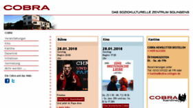 What Cobra-solingen.de website looked like in 2018 (6 years ago)