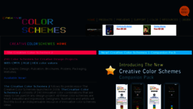 What Creativecolorschemes.com website looked like in 2018 (6 years ago)