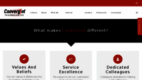 What Convergint.com website looked like in 2018 (6 years ago)