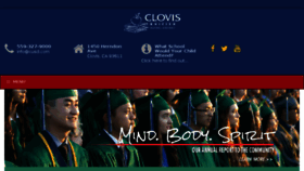 What Clovisusd.k12.ca.us website looked like in 2018 (6 years ago)