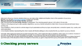 What Checkerproxy.net website looked like in 2018 (6 years ago)