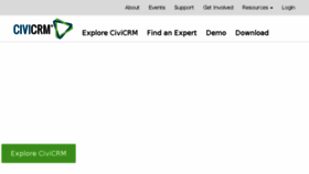 What Civicrm.org website looked like in 2018 (6 years ago)