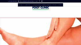 What Chelmsfordchiropodyandpodiatry.co.uk website looked like in 2018 (6 years ago)