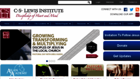 What Cslewisinstitute.org website looked like in 2018 (6 years ago)