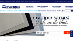 What Cutcardstock.com website looked like in 2018 (6 years ago)