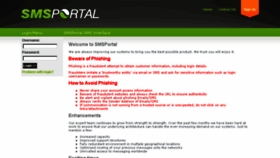 What Cp.smsportal.co.za website looked like in 2018 (6 years ago)