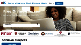 What Courses.edx.org website looked like in 2018 (6 years ago)