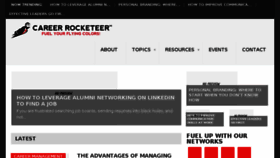 What Careerrocketeer.com website looked like in 2018 (6 years ago)