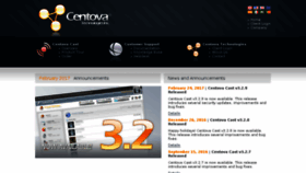 What Centova.com website looked like in 2018 (6 years ago)