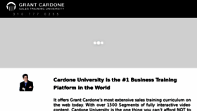 What Cardoneuniversity.com website looked like in 2018 (6 years ago)