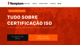 What Certificacaoiso.com.br website looked like in 2018 (6 years ago)