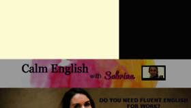 What Calmenglish.com website looked like in 2018 (6 years ago)