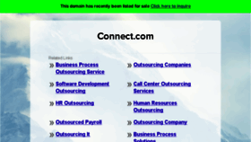 What Connect.com website looked like in 2018 (6 years ago)