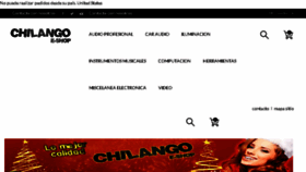 What Chilangoeshop.com website looked like in 2018 (6 years ago)