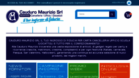 What Cauduromaurizio.com website looked like in 2018 (6 years ago)