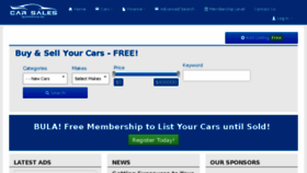What Carsales.com.fj website looked like in 2018 (6 years ago)