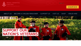 What Chelsea-pensioners.co.uk website looked like in 2018 (6 years ago)