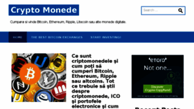 What Cryptomonede.com website looked like in 2018 (6 years ago)