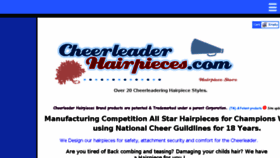 What Cheerleaderhairpieces.com website looked like in 2018 (6 years ago)