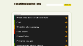 What Constitutionclub.org website looked like in 2018 (6 years ago)