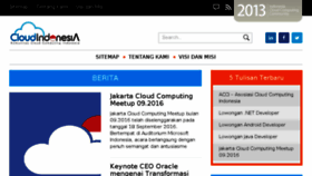 What Cloudindonesia.or.id website looked like in 2018 (6 years ago)
